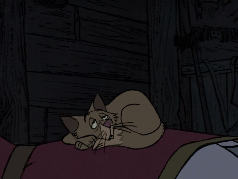 There is one cat in Disney’s 101 Dalmatians