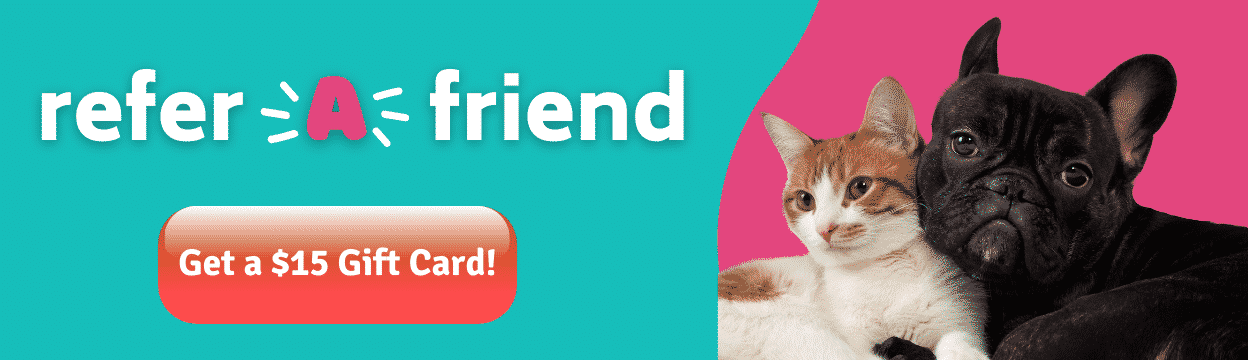 Prudent Pet refer a friend banners